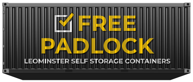 Leominster Self Storage Containers - FREE Padlock